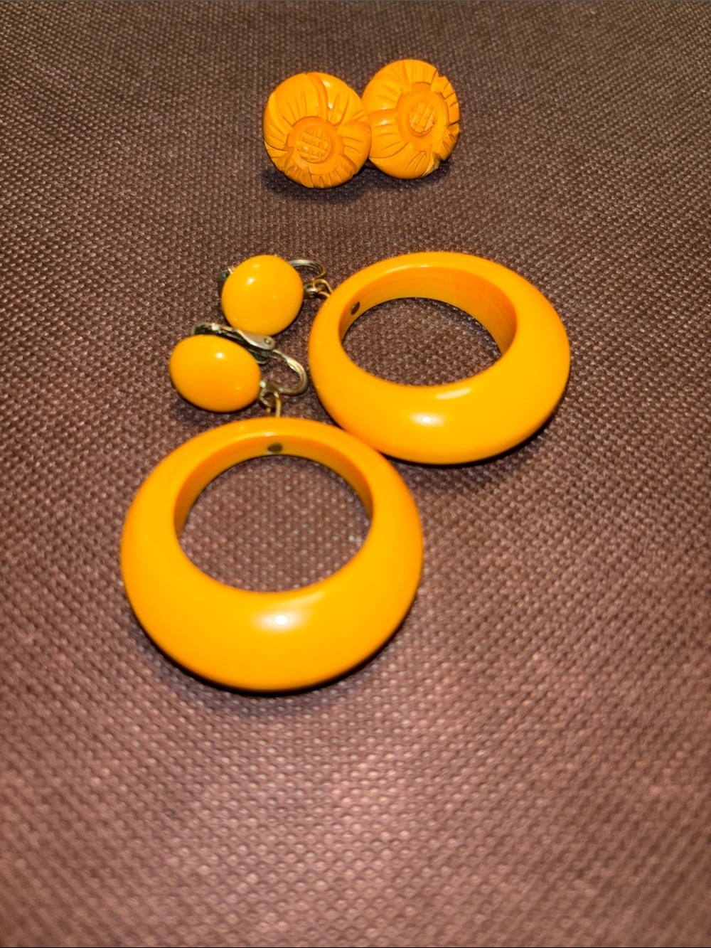 Vintage Bakelite earring bundle